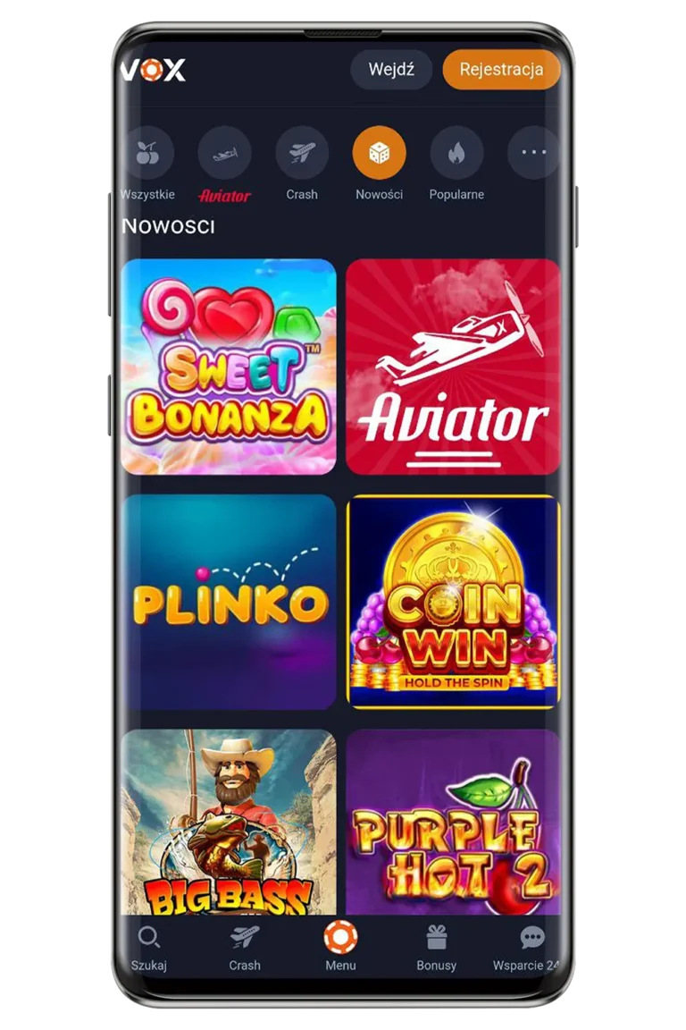 VOX Casino Mobile - Płatności